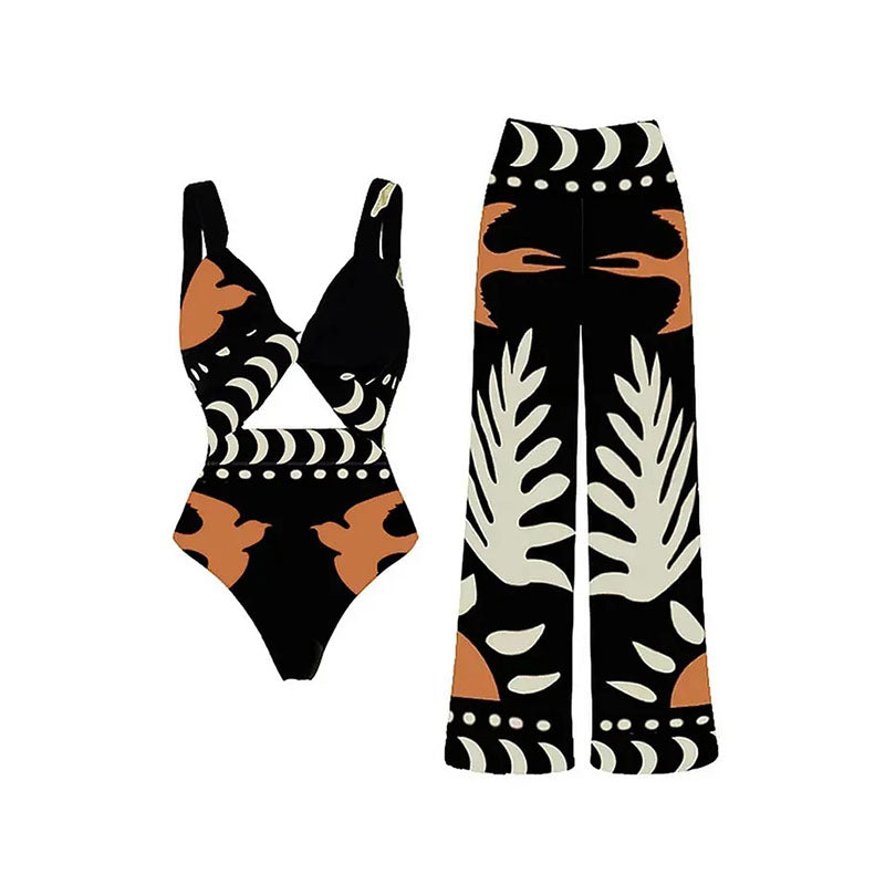 Chic Retro Totem Series Swimsuit