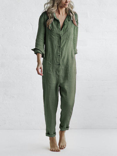 Annah - Jumpsuit with Long Sleeves