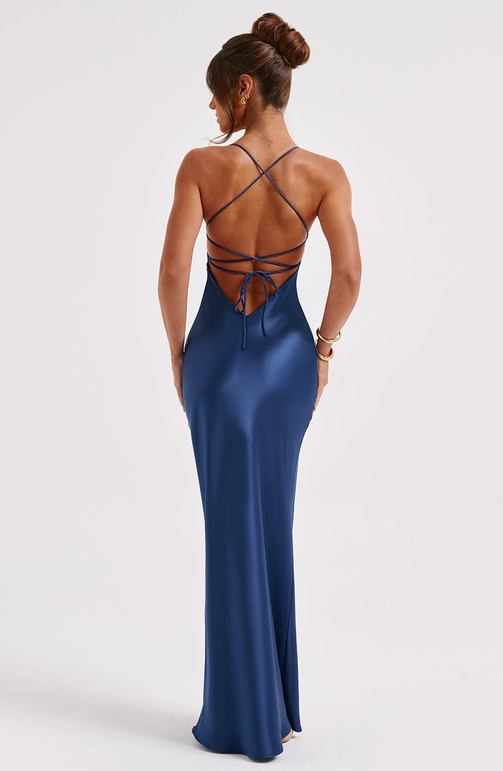 Malika Maxi Dress - Navy