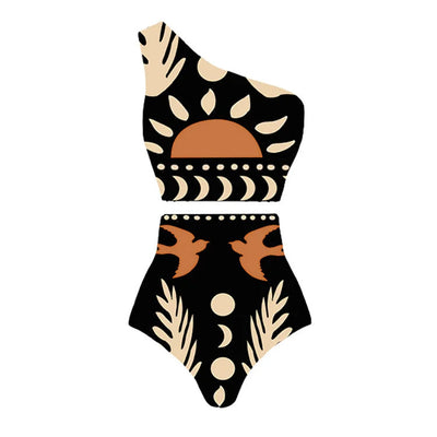 Chic Retro Totem Series Swimsuit