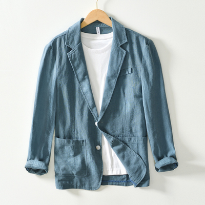 Ethan - Elegant linen jacket spring summer