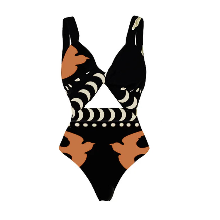 Chic Retro Totem Series Swimsuit