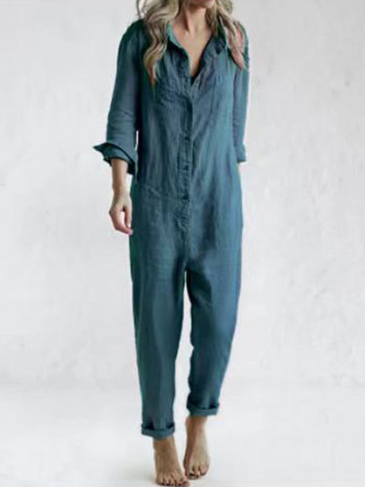 Annah - Jumpsuit with Long Sleeves