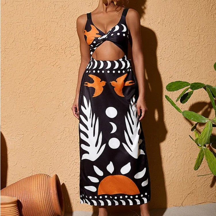 Chic Retro Totem Series Swimsuit