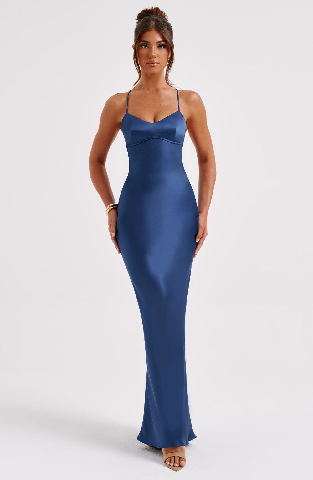 Malika Maxi Dress - Navy