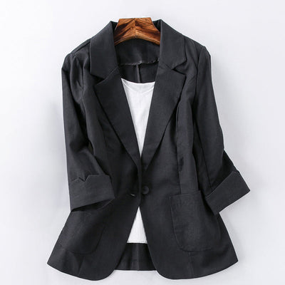 Amelie Fleur Madison Linen Blazer