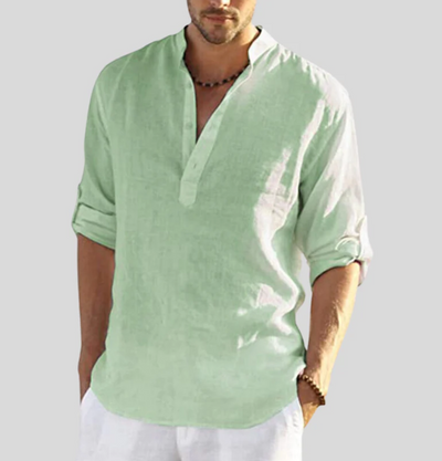 Joseph - Elegant Linen Shirt with Collar