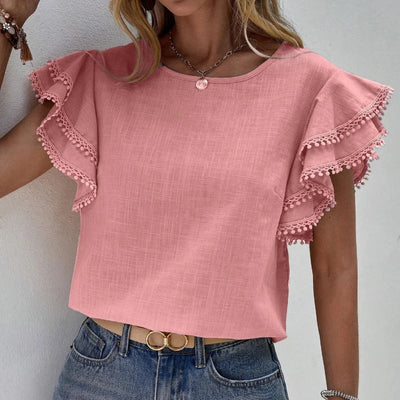 Vintage Chic Slim Fit Blouse