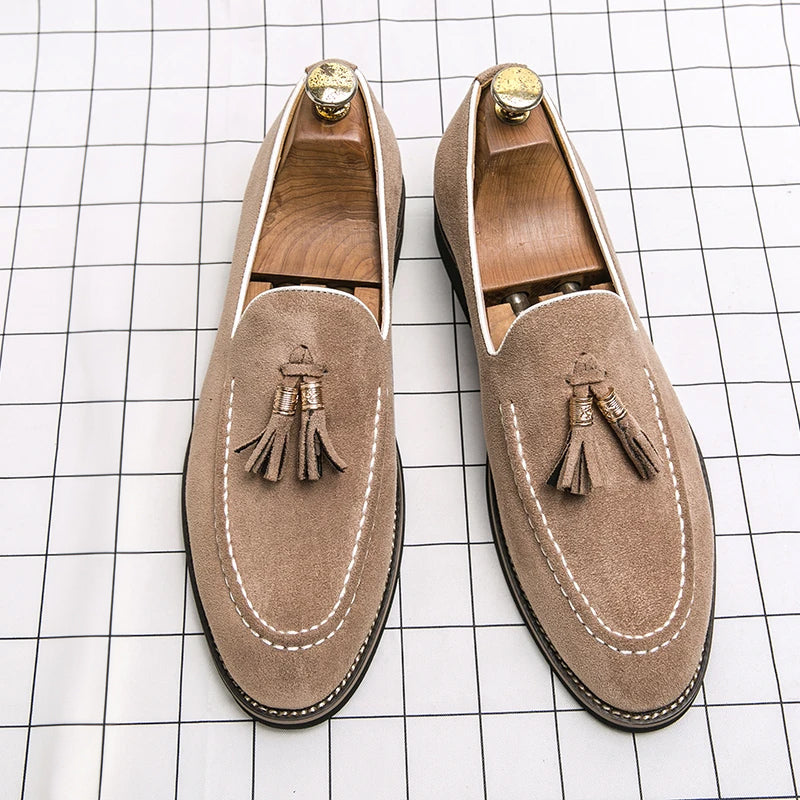 Jack Washington Sovereign Suede Loafers