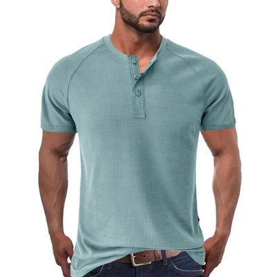 Men's Tough Guy Short Sleeve Henley T-Shirt