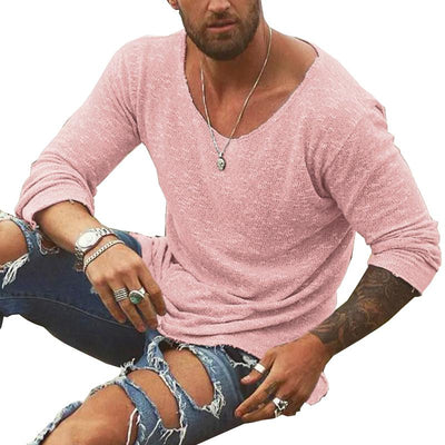 Men's Loose Casual Long Sleeve T-Shirt