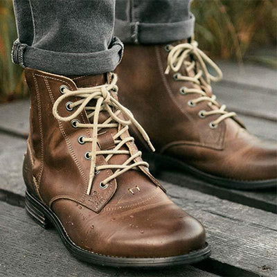 MEN'S VINTAGE MILITARY RIDER BOOTS