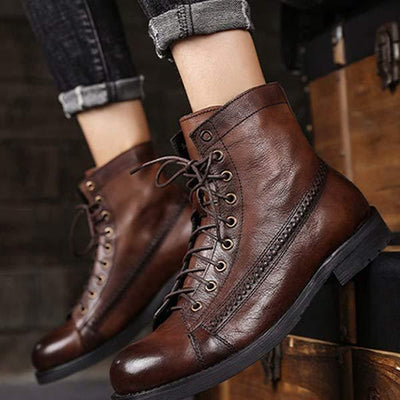 MEN'S VINTAGE ANKLE BOOTS