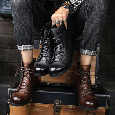 MEN'S VINTAGE ANKLE BOOTS